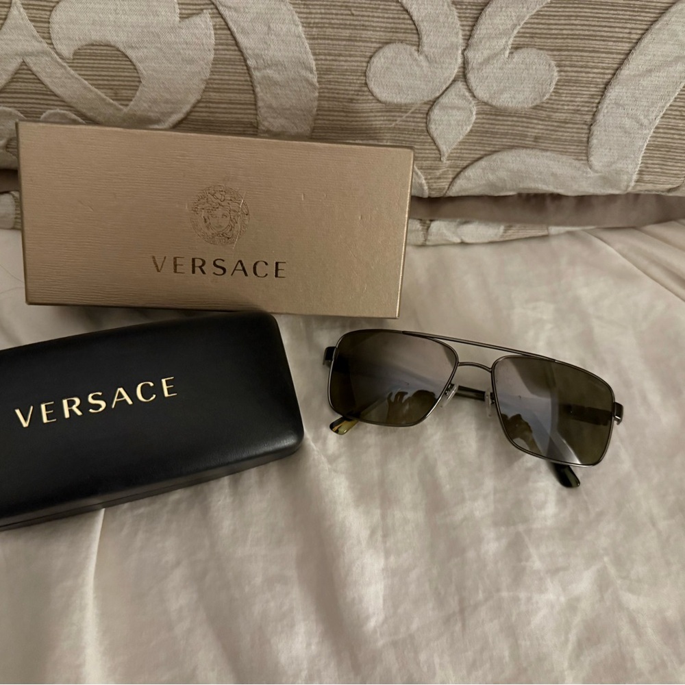 Versace Camouflage Pattern Sunglasses - image 1